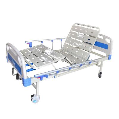 China B07 Commercial Hot Selling 2 Function 2 Cranks ABS Multifunction Manual Medical Furniture Patient Bed for sale