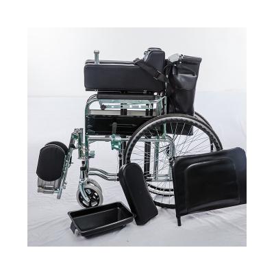 China Hot Selling High Quality Customizable Multifunctional Metal Manual Transport Wheelchair For Care Homes for sale