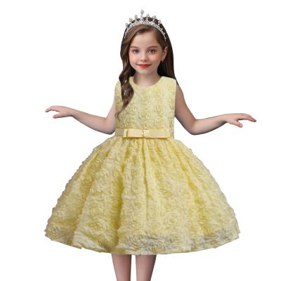 China Breathable Kids Girl Dress Princess Tutu Birthday Party Dresses For 5 Years Baby Dress for sale