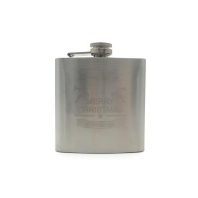 China Drinking Party Leak Proof Eco-Friendly Tested Laser Whiskey Hip Flask Luxury Customized Flask for sale