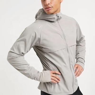 China New arrival QUICK DRY hoodies zip up full sleeve yoga gym wear sports jacket men's running raglan sleeve jacket for sale