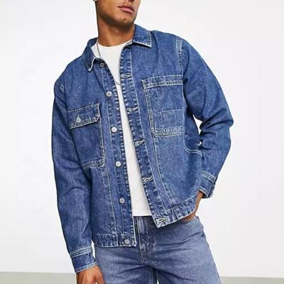 China New Design QUICK DRY Customized Cotton Denim Jackets Mens Blue Denim Jackets For Men for sale