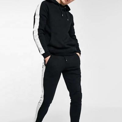 China Customized Logo Women Sweat Suits Skinny Breathable Tracksuits Tracksuits With Side Stripe Mens Casual Tracksuit for sale