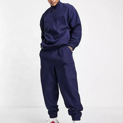 China New Design Private Label Breathable 100% Cotton 2 Piece Sets Tracksuits For Men Jogging Tracksuit Custom Made for sale