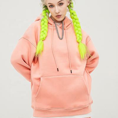 China winter front hop woman streetwear hip Anti-wrinkle long sleeve pocket hoodies for sale