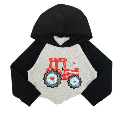 China Soft High Quality Fashion Kids Clothing Set Babies Boys Hoodie Tops for sale