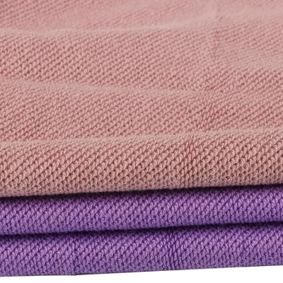 China High Quality Tear-Resistant Double Thread Terry Sweater Plain Tshirt 100% Pure Cotton Fabric for sale