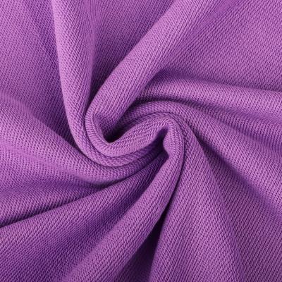 China Custom Wholesale Organic Cotton 83% Terry Sweat 17% Plain Blend Fabric for sale