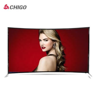 China 55 Curved Smart TV 4K 43 80 inch 75 Curve Screen 65 TV > 55