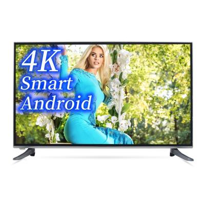 China 50Inch Led Flat Screen Smart TV 4K Uhd 75 220 Volt Full Hd Android 42 43inches for sale