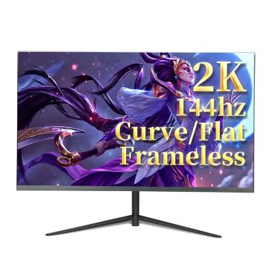 China Gaming Monitor IPS Desktop Computer Monitora Curved Curvo 27 Pulgadas 144 Hz LCD Monitors for sale