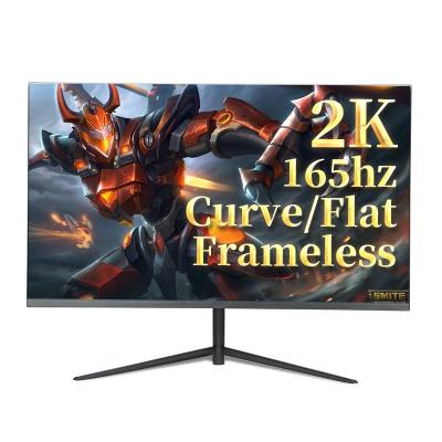 China Desktop Monitor 165Hz Curved 32 27 24 Inch PC Gaming Led To Curve Ultra Wide Monitor for sale