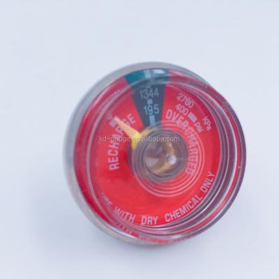 China SS 304 Bourdon Tube Pressure Gauge For Fire Extinguisher Pressure Gauge for sale