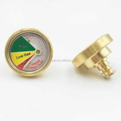 China Gas Cylinder Brass Pressure Gauge for sale