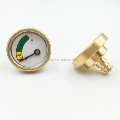 China Equip Gas Cylinder Pressure Gauge For Home for sale