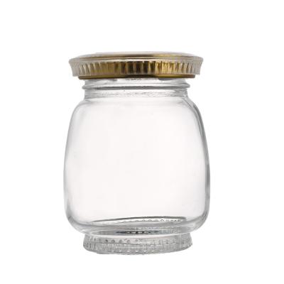 China Custom Color Price High Quality Good Honey Bird's Nest Food Storage 200ml Bottle Jar With Lids for sale