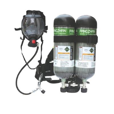 China Double bottle Carbon / Steel Composite Cylinder Self-contained Breathing Apparatus 12L SCBA for sale