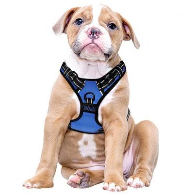 China No-Pull Padded Pet Harness with 2 Leash Clips Adjustable Soft Padded Reflective Dog Vest Dog Harness with Easy Control Handle for sale