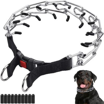 China Dropshipping High Quality Waterproof Adjustable Luxury Shock Dog Stocked Cooling Training Cuban Collar Spikes Product 2022 for sale