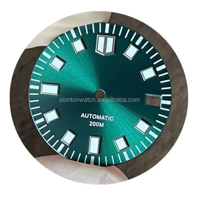 China Slonton Brass Factory NH35 Custom Watch Dial Parts With Swiss Super Bright for sale