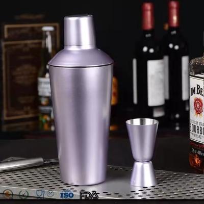 China Stainless Steel 500ml 700ml Cocktail Shaker Martini Shaker Professional Barware Tools Bartender Kit Bar Cocktail Shaker Cocktail Set for sale