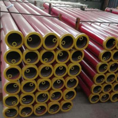 China Custom seamless concrete pump 6 inch st52 concrete pump pipe and parts for putzmeister for sale