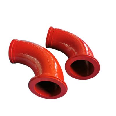 China energy & Hot Sale Dn125 Concrete Pump Spare Parts Mining Accessories Pipe Elbow 90 Degree Elbow Pipe S Tube for sale