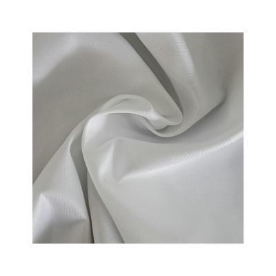 China Double faced white rpet brushed GRS certified pongee fabric for coat for sale