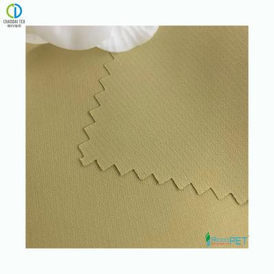 China Diamond Grid 75D Waterproof 100%Recycled Polyester Pongee Waterproof Fabric For Bags Clothes for sale