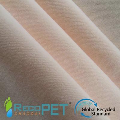 China Warm Super Soft 100% Recycled Polyester Velvet Fabric for sale