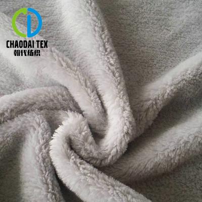 China Sueded brushed recycled coral polyester rpet fleece fabric for pajamas for sale