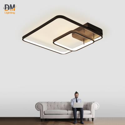 China Hot Sale Nordic Modern Simple Square Shape Hallway Bedroom Hotel Outdoor Mounted Living Room Led Hanging Ceiling Light Fixtures For Home for sale