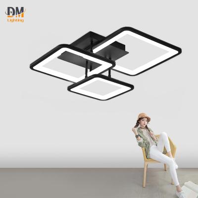 China 2021 Modern Modern Square Shape Three Head Surface Mounted Led Desk Lights Fancy LED Lights For Home for sale