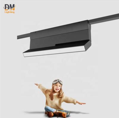 China 2021 Modern New Modern Home Office Store Commercial Easy Install 10W 20W Black Adjustable Magnetic Track Lights for sale