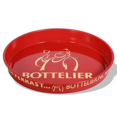 China Round metal serivcing tray/kitchen tableware tray/gift round tray SUN0031 for sale