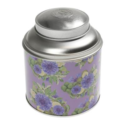 China round shape tin can of tea/tea canister/tea tin box for sale