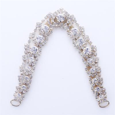 China Multicolor Shoe Decoration Jewelry Plant Round Rectangular Oval Flowers Bead Crystal Rhinestone Shoe Clasps for sale