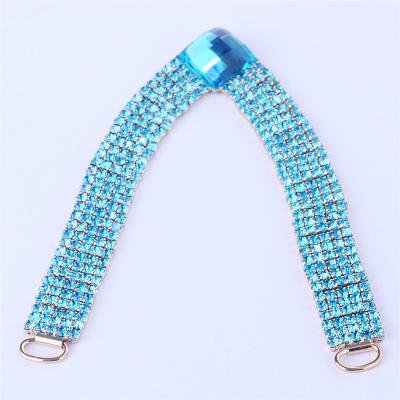 China Removable Shoe Decoration Jewelry Rhinestone Buckles Shoe Clips Glitter Decorations Women's Shoe Clips for sale