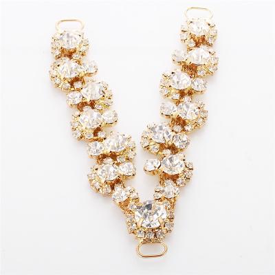 China Shoe Decoration Jewelry Rhinestone Fashion Shoe Accessories Clips Metal Accessories For Heel Shoes for sale