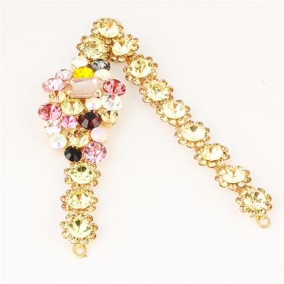 China Shoe Decoration Fashion Shoe Jewelry Charm Decorated Bridal Shoe Clips For Shoe Welding Clips for sale