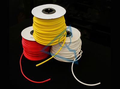 China Flame Retardant PVC Circle Word Wire Marking Tube ROHS 1.0 Number Tube for sale