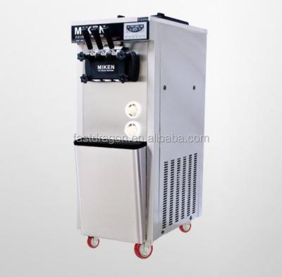 China Commercial Vertical Ice Cream Machine Tricolour Yogurt For Snack Food Factory en venta