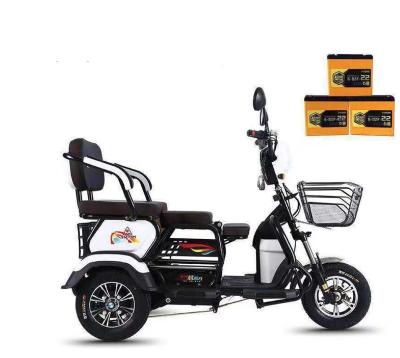 China Disc Brake Electric Utility Vehicles 3 Wheel Motorized Tricycle Cargo For Adults for sale