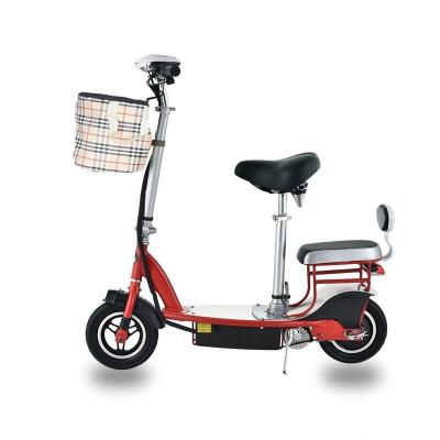 China Double Seat Electric Utility Vehicles 36V Mini Folding Small Two Wheeled Scooter for sale