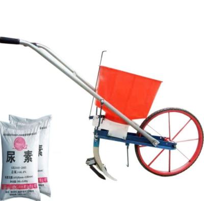 China Agricultural hand push seeder multi-function single wheel fertilizer spreading hand push cultivator for sale