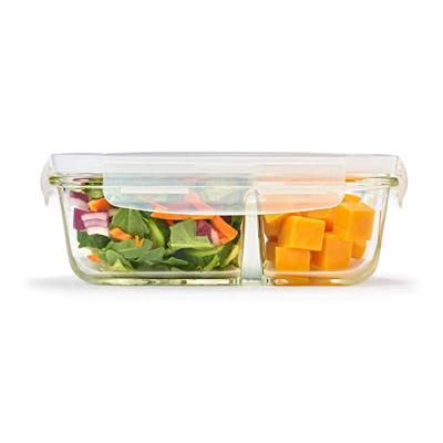 China Wholesale Sustainable Kid Lunch Box Glass Food Prep Containers For Adults for sale