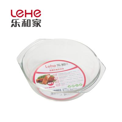 China Bean Pot 1L Viable Bean Pot 1L Non Sticl Bean Cookware And Decal Printing High Borosilicate Glass Casserole for sale