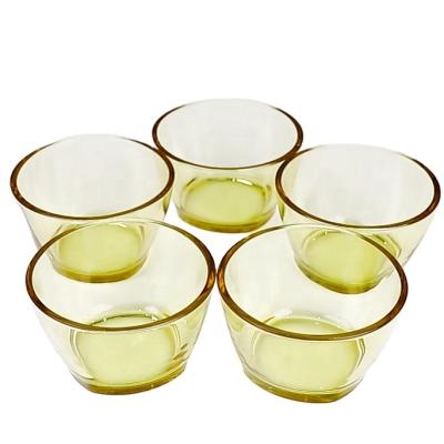 China 2020 new arrivals microwavable glass bowls viable heat resistant glass rice bowl for sale