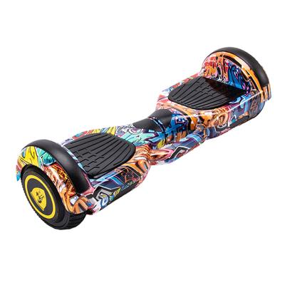 China Bluetooth speaker +led lights 2 wheel electric self balancing scooter LED kids hover board for sale