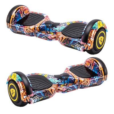 China Bluetooth speaker +led lights 6.5 inch 2 wheel smart self balancing electric scooter hover board with app speaker for sale